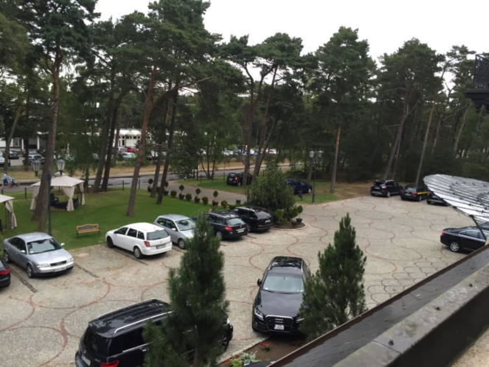 Blick vom Balkon Hotel Royal Baltic Luxury Boutique