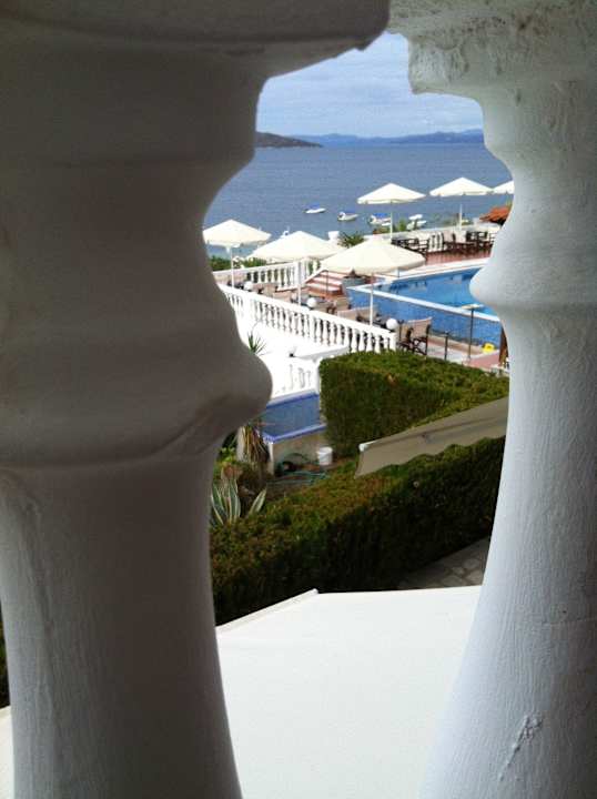 Blick vom Balkon Akti Ouranoupolis