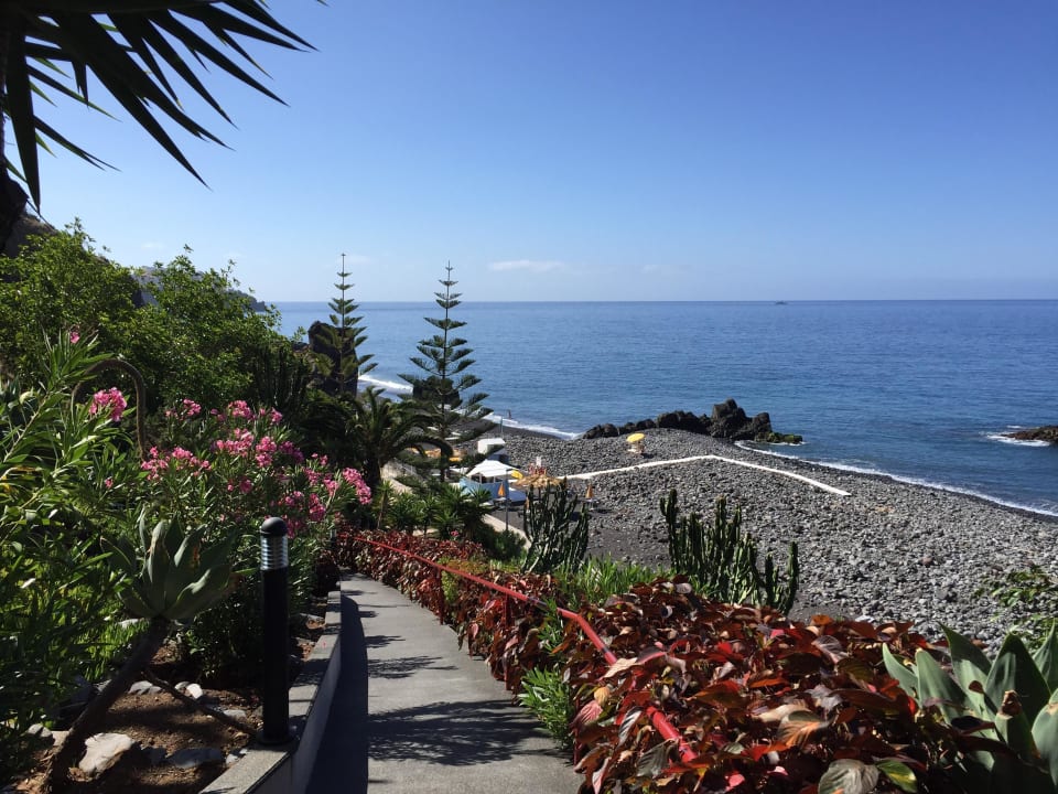 Weg zum Pool und ans Atlantik Hotel Orca Praia