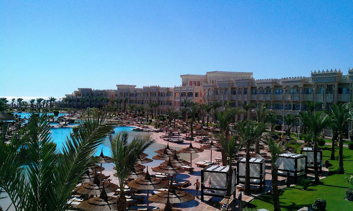 Ausblick von der Terrasse Pickalbatros Palace Resort