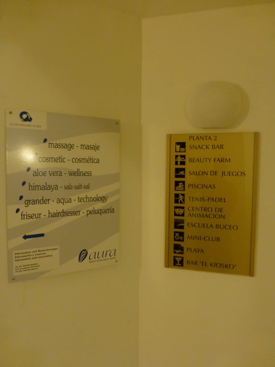 Übersichtstafel SBH Club Paraiso Playa
