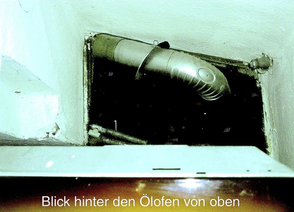 Blick hinter den Ölofen Landgasthof Höfener Garten