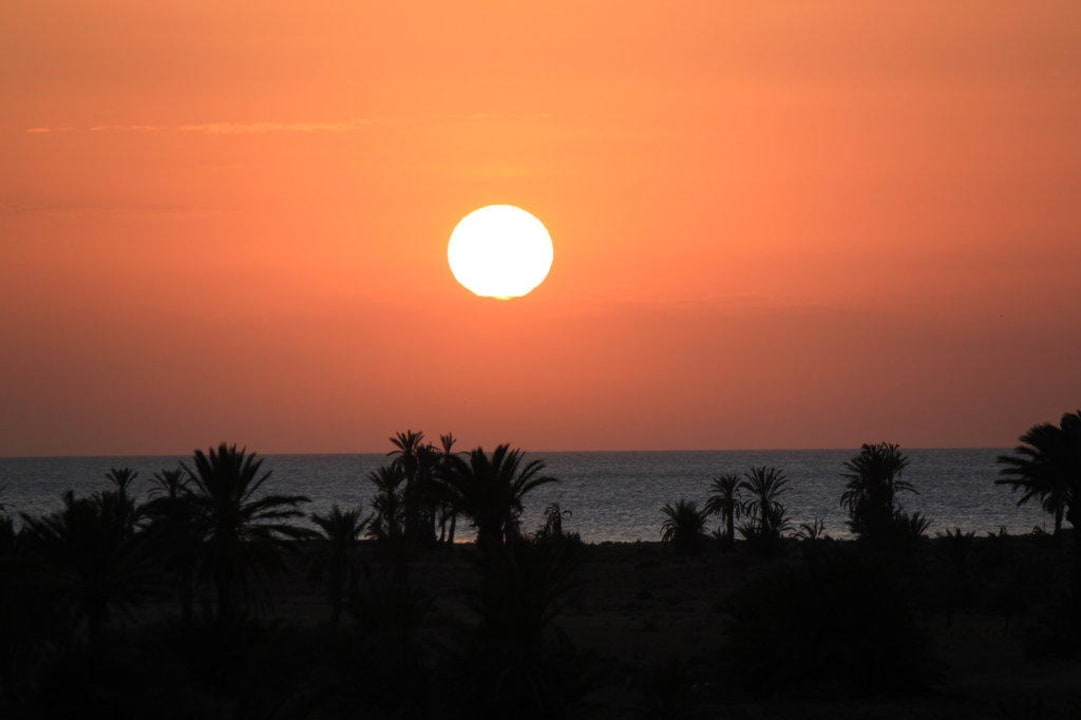 Traumhafter Sonnenuntergang Villa Merian