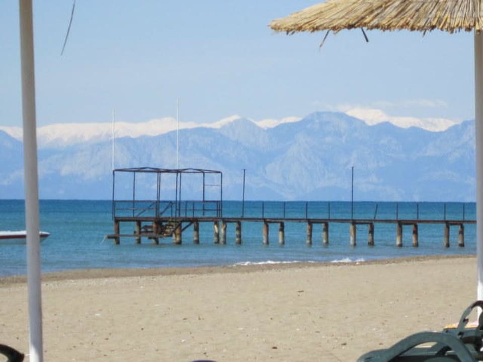 Strand Blick Taurusgebirge Asteria Family Belek