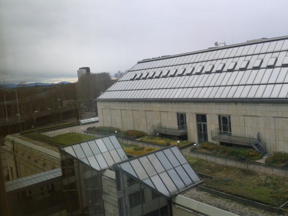 Ausblick auf Kongresszentrum Hotel Novotel Karlsruhe City
