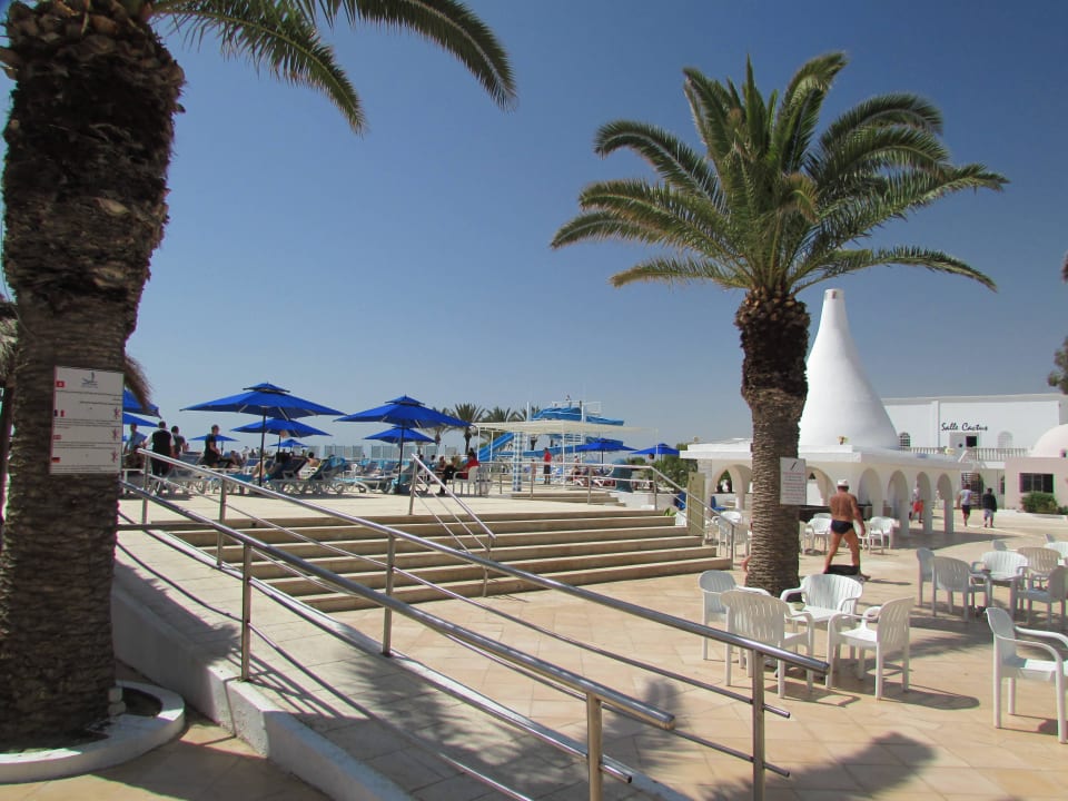 Blick Richtung Pool Samira Club
