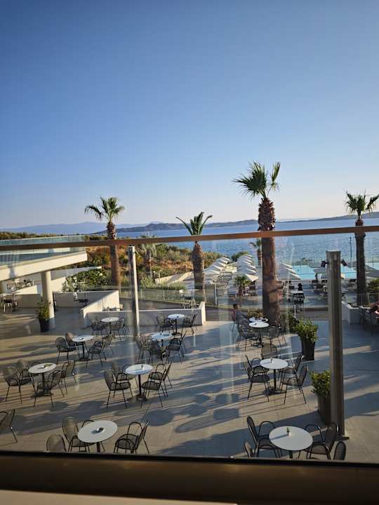 Ausblick Akrathos Beach Hotel