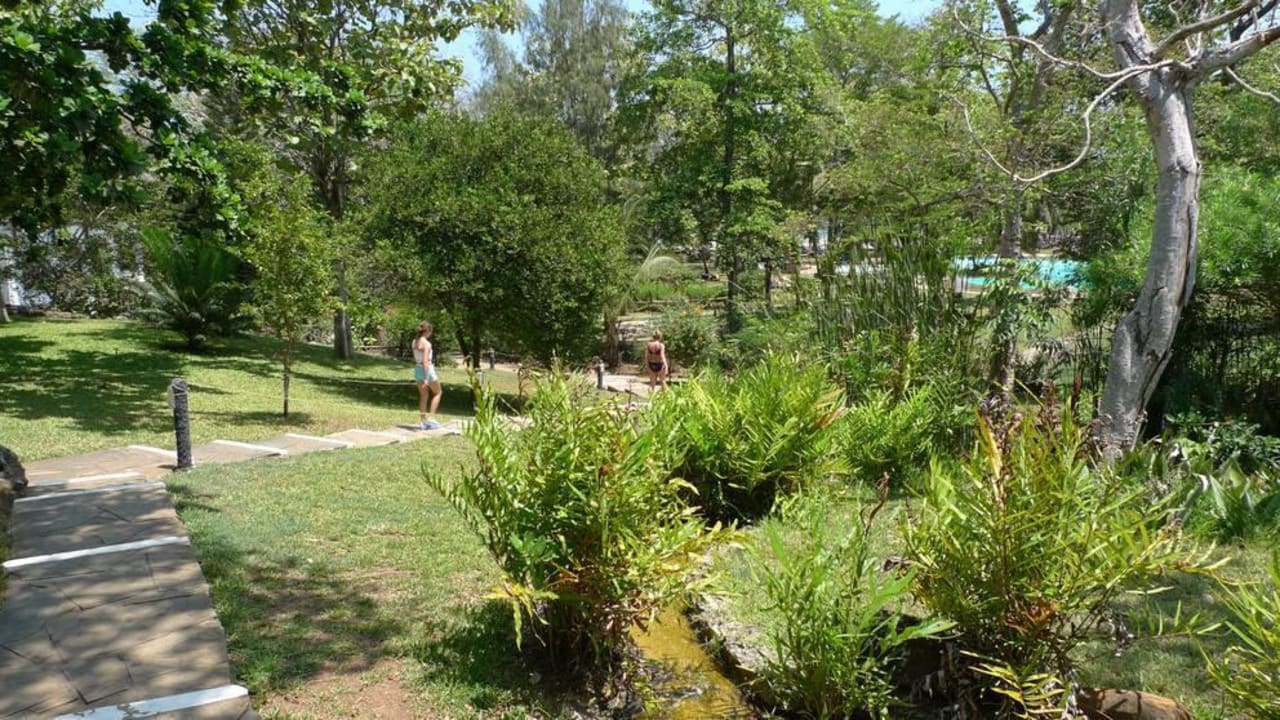 Gartenanlage, Weg zum Pool und zum Strand Hotel Papillon Lagoon Reef