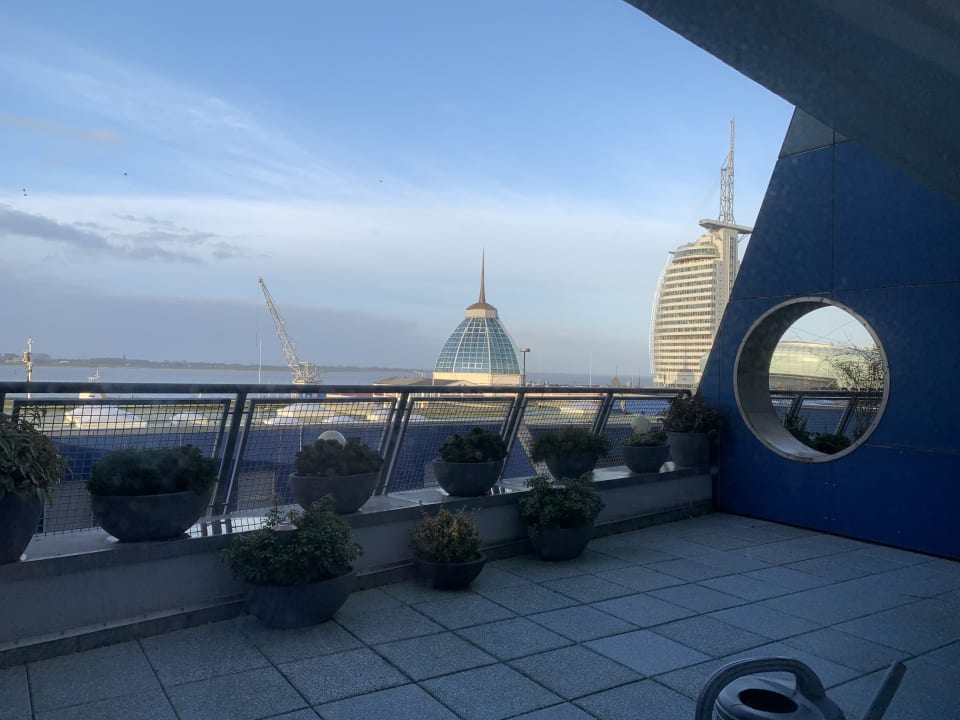 Ausblick Ferienwohnung Weserblick MAXI