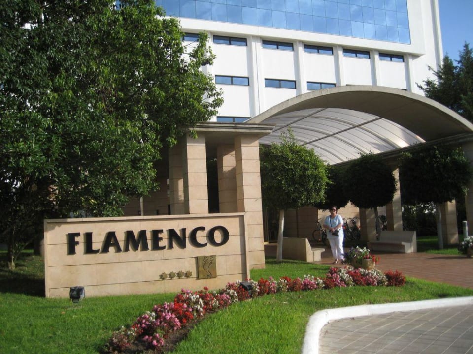 Eingang Hotel von der Straße Hipotels Flamenco