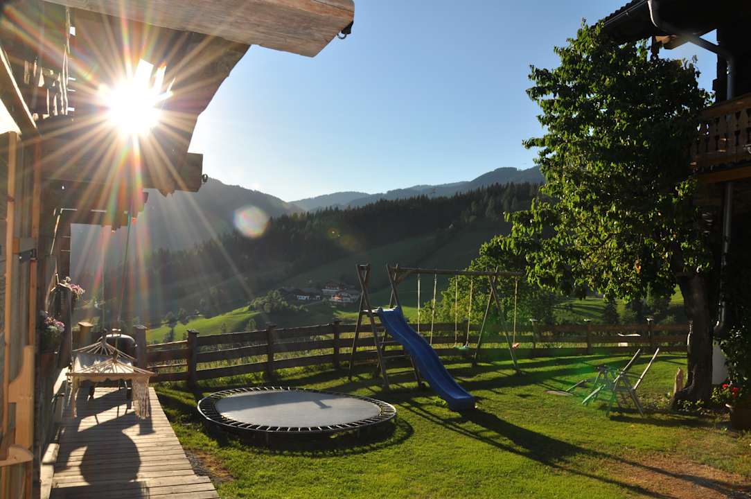 Gartenanlage Ferienhaus Weitblick am ZwisleggGut