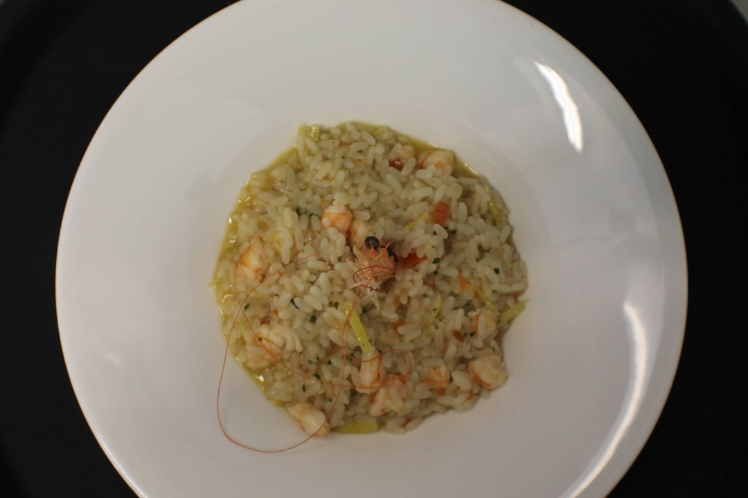 Risotto scampi e champagne Il Parco Sul Mare Resort & Spa