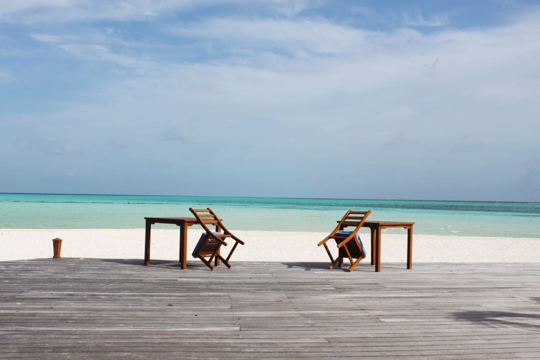 Beim Frühstück Meeru Maldives Resort Island