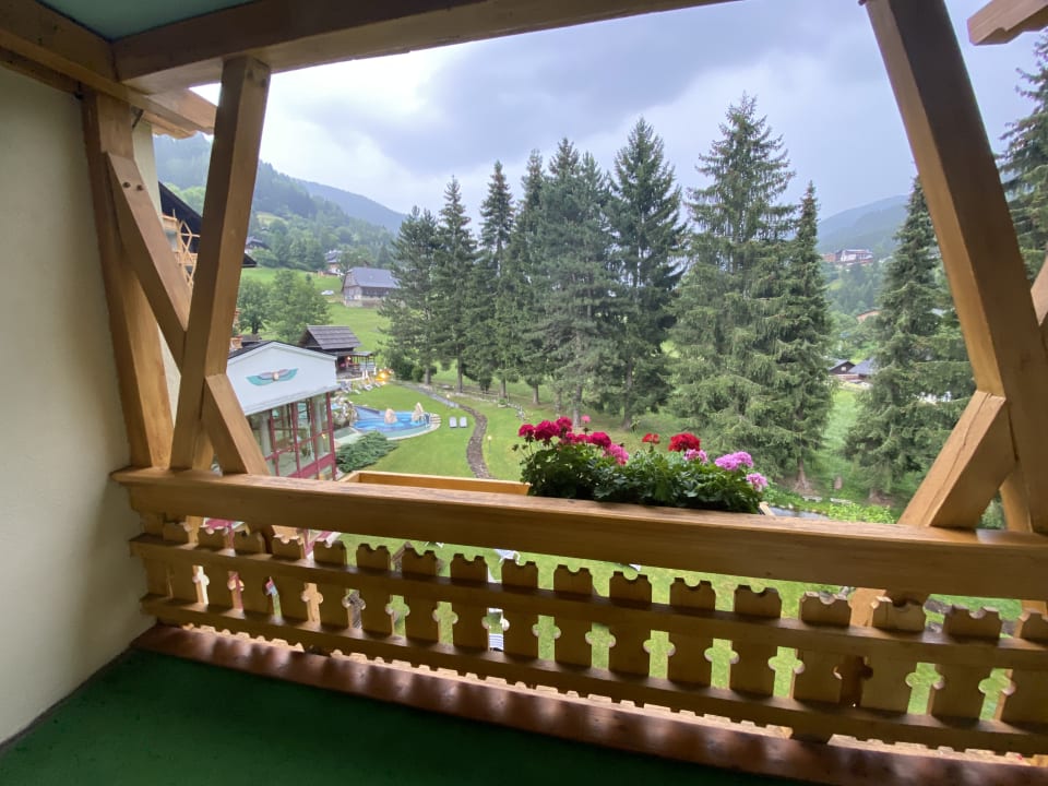 Ausblick Thermenwelt Hotel Pulverer