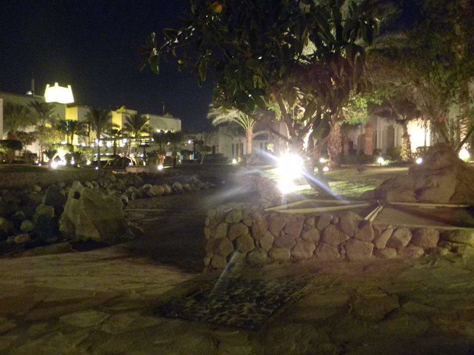 Abends in der Anlage Sharm Plaza