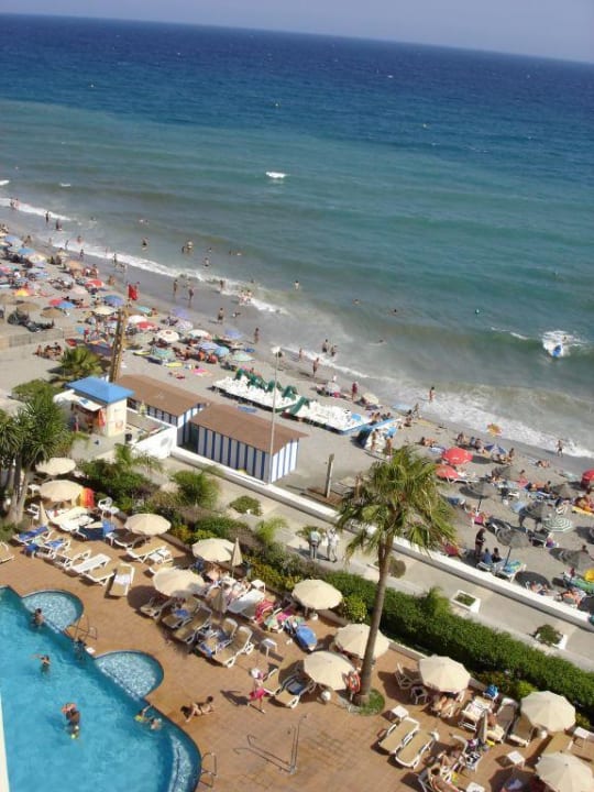 Blick vom Balkon bei Zimmer mit Meerblick Hotel Riu Monica - Adults only