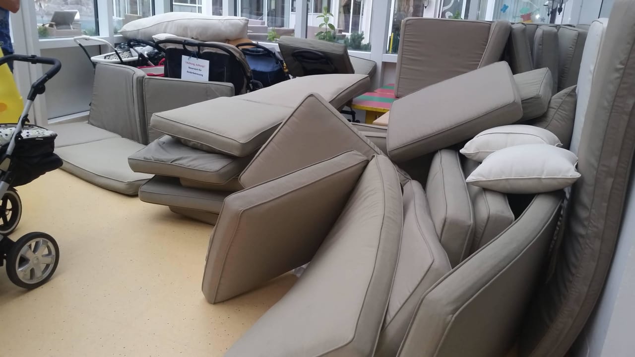 Wintergarten als Lager POST Family Resort