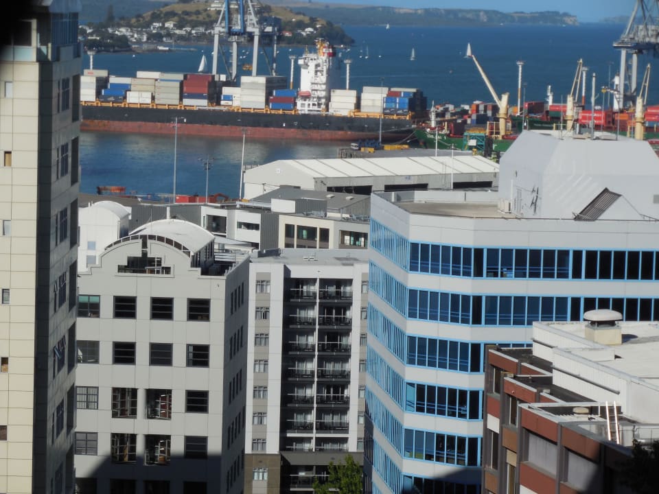 Hafenblick vom Zimmer Hotel Pullman Auckland