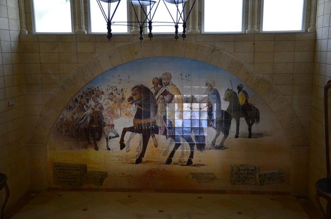 Mozaika przy schodach Nour Palace Resort & Thalasso