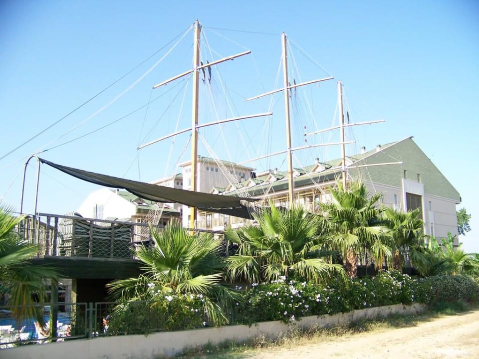 Das Fischrestaurant von außen  Can Garden Resort