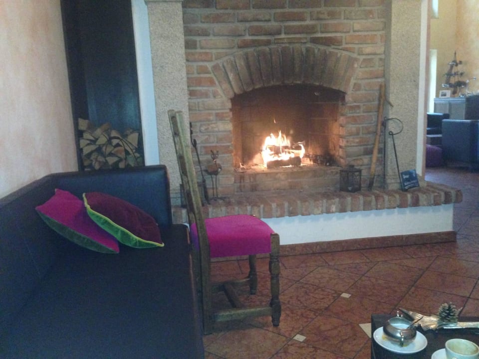 Kaminecke im Haupthaus Hofgut Hafnerleiten