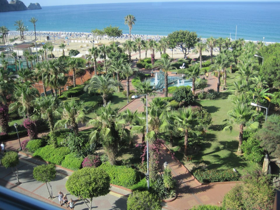 Ausblick vom Restaurant Gardenia Hotel