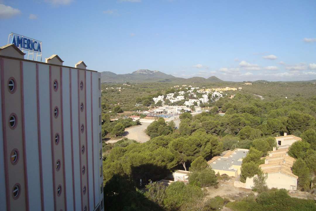 Auf die Landschaft Globales America