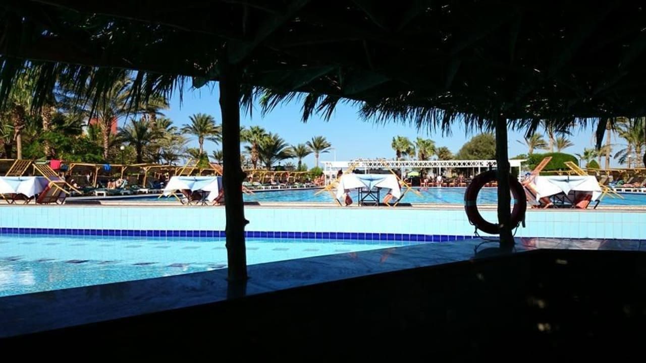 Blick auf den Pool Arabia Azur Resort
