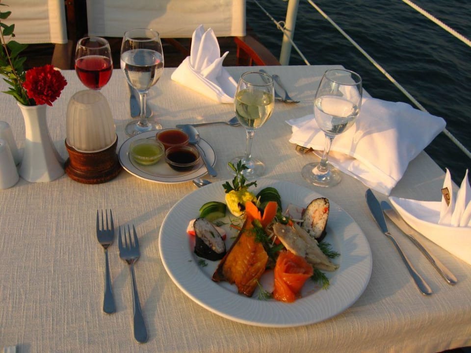 Vorspeise Fischrestaurant Arcanus Hotels Sorgun