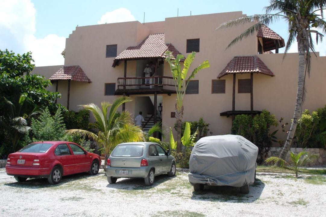 Rückansicht der Hotelzimmer mit 400er Nummer Grand Oasis Tulum Riviera - All Inclusive