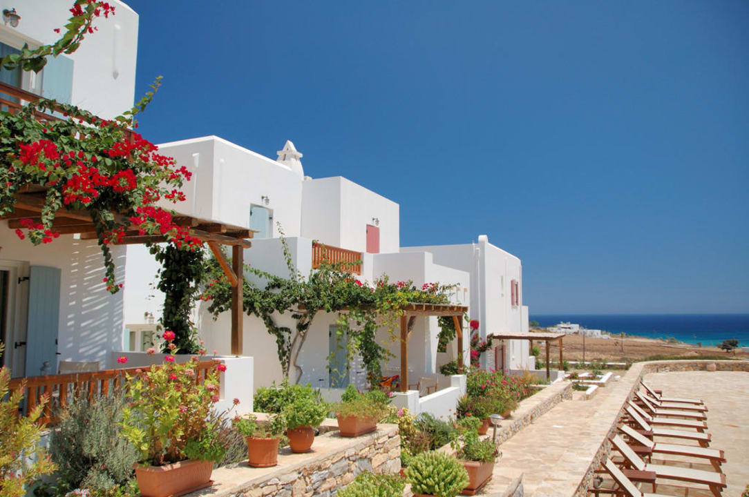 View from the pool Aeolos Hotel