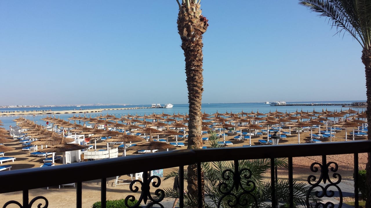 Blick vom Balkon Pickalbatros Dana Beach Resort - Hurghada