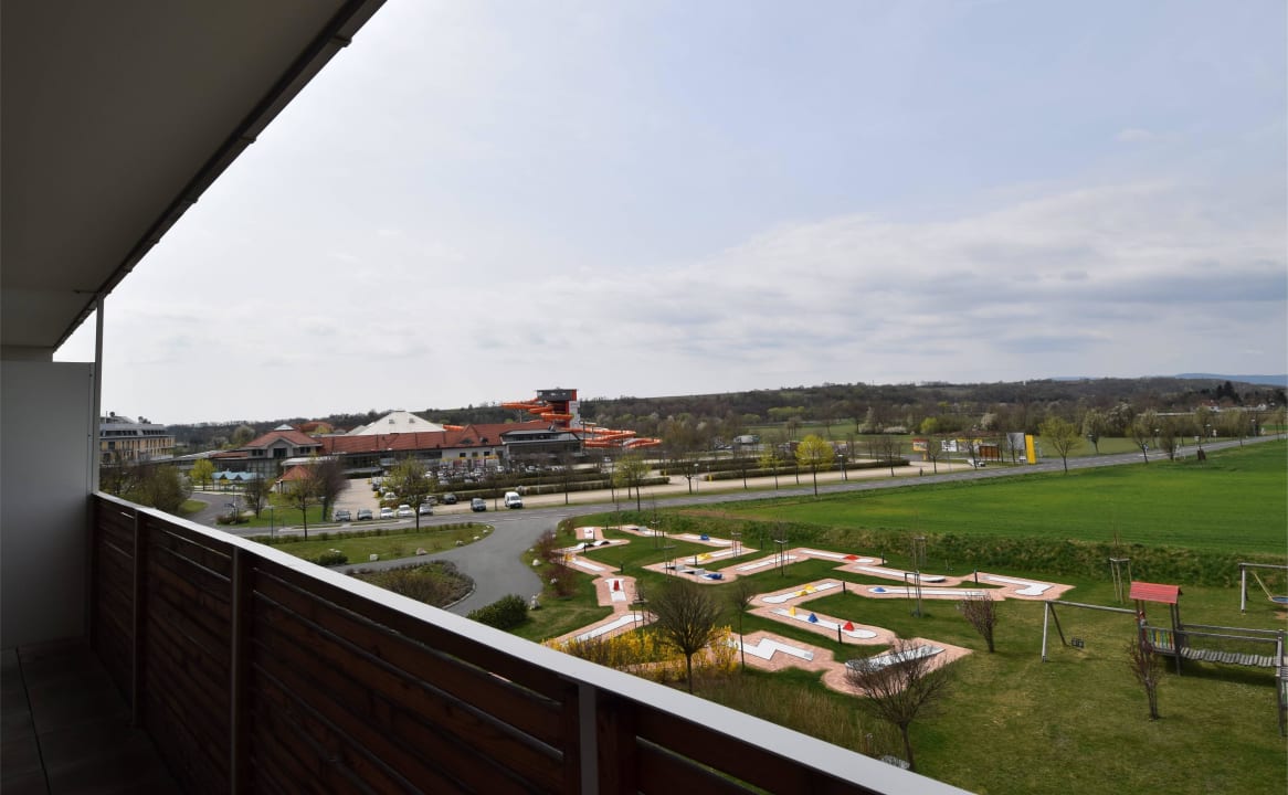 Balkon, Komfortdoppelzimmer All In Red Thermenhotel