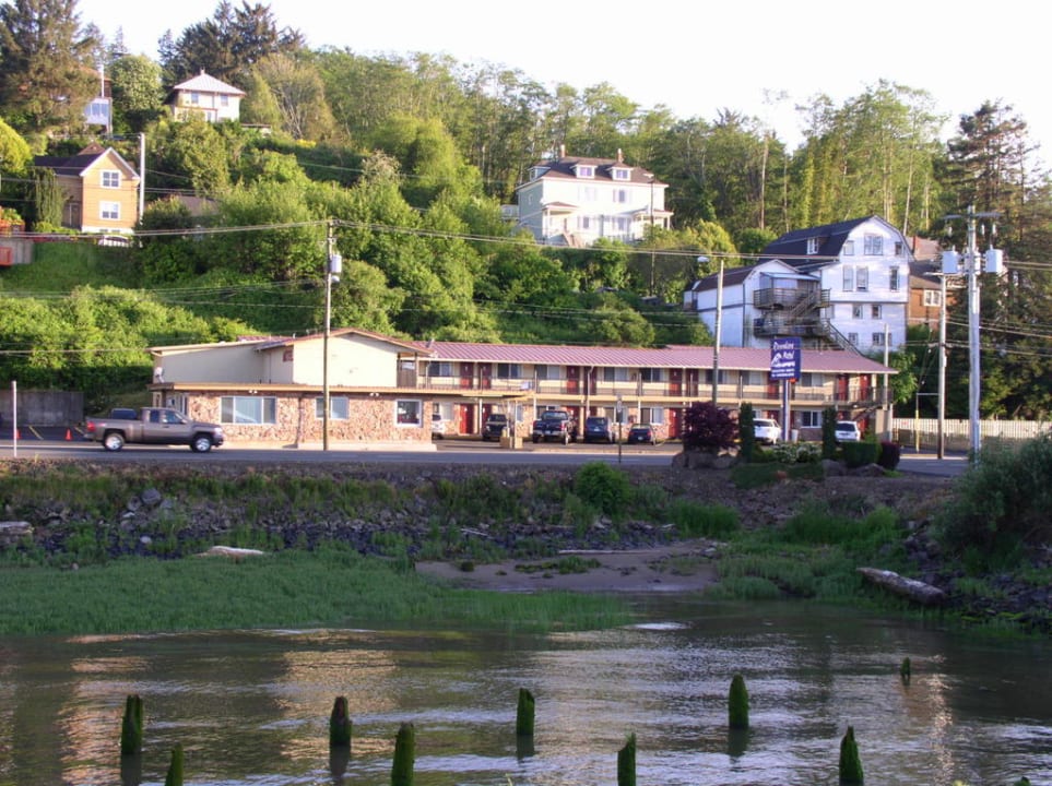 Motel vom Pier aus Astoria Rivershore Motel