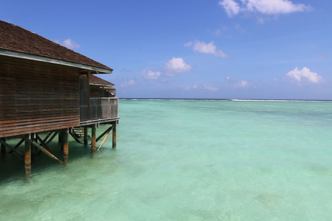 Sicht auf die Lagune Meeru Maldives Resort Island