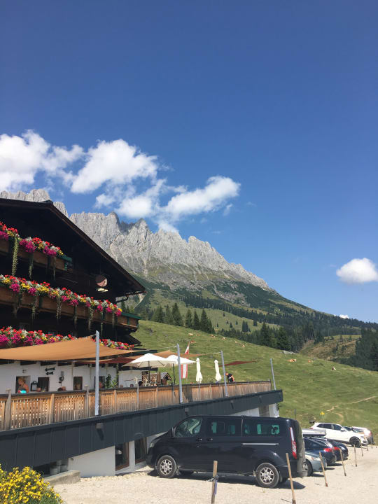 Außenansicht Alpengasthof Hotel Kopphütte