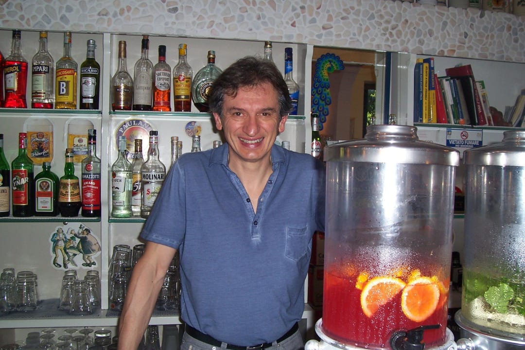 Massimo und seine Renner! Hugo (rechts) und Speziet Hotel Giamaika