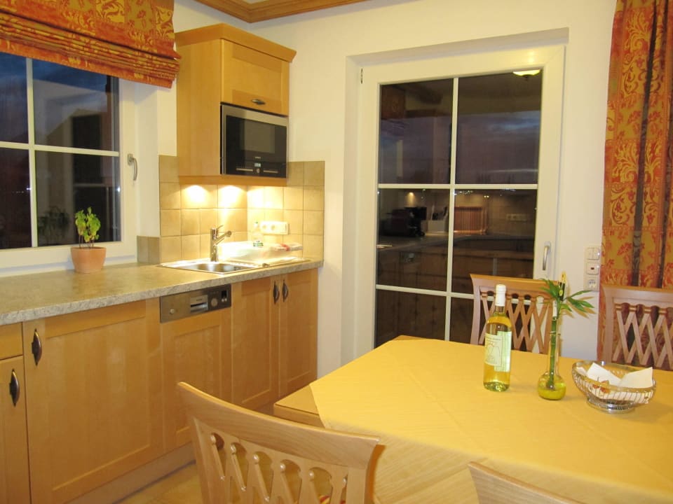 Wohnung ALPENROSE - Küche Ferienhaus Abendrot