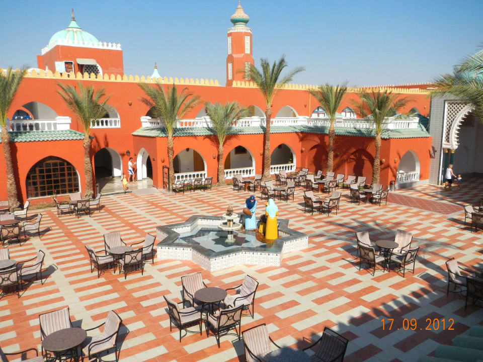 Hinter der Rezeption Pickalbatros Alf Leila Wa Leila Resort - Neverland Hurghada