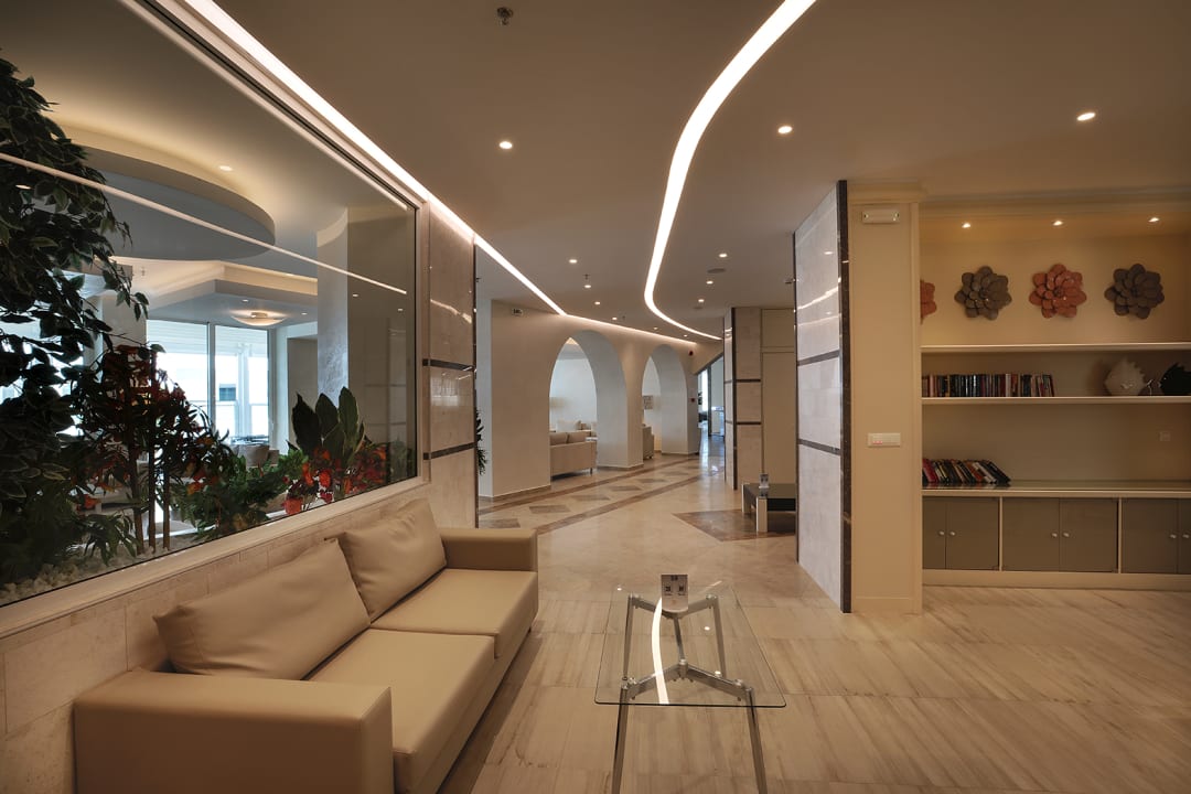 Lobby Hotel Rhodos Horizon Blu