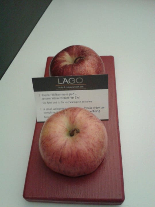 Kostenfreier Obstsnack LAGO hotel & restaurant am see