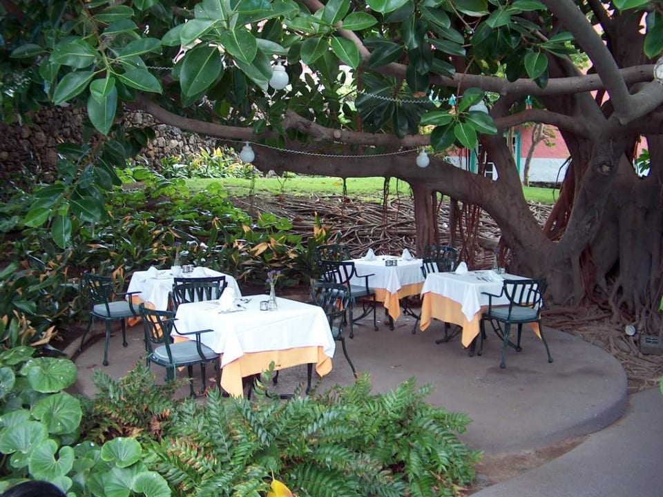 Außenbereich vom Hotelrestaurant Hacienda San Jorge