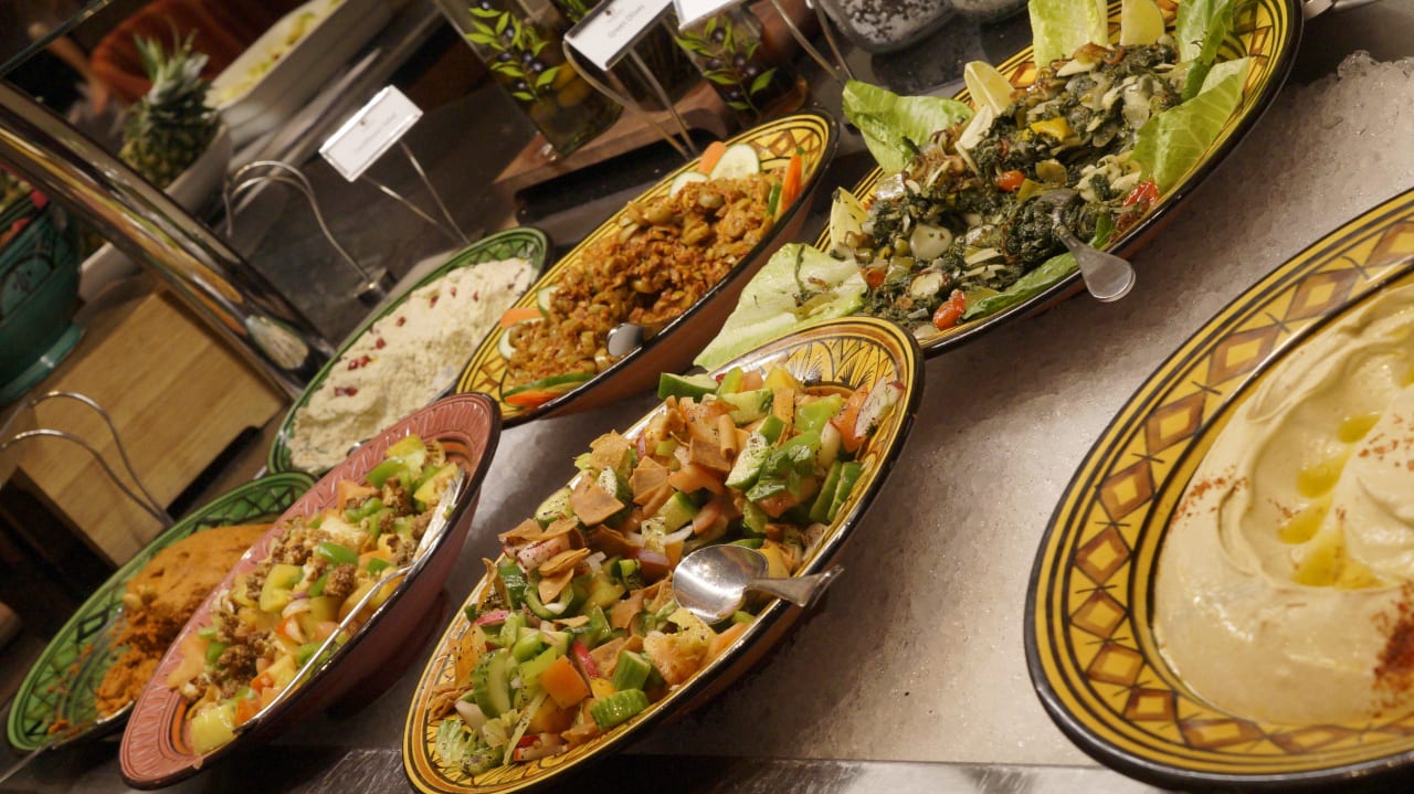 Kleine Auswahl des Abend DoubleTree by Hilton Resort & Spa Marjan Island