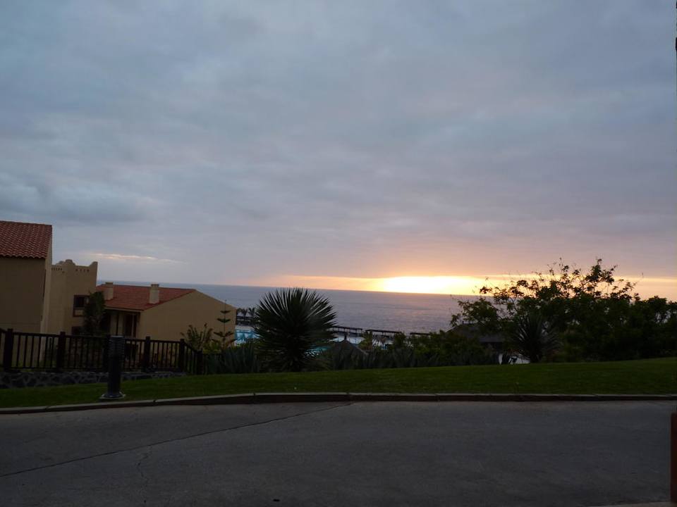 Sonnenuntergang von der Lobbyterrasse La Palma Princess