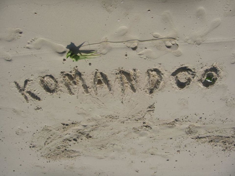 Schriftzug Komandoo Komandoo Island Resort & Spa - Adults only