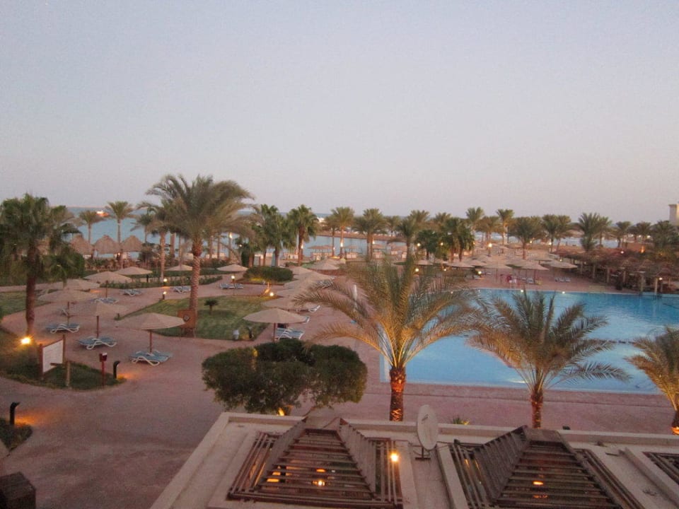 Aussicht vom Zimmer Continental Hotel Hurghada