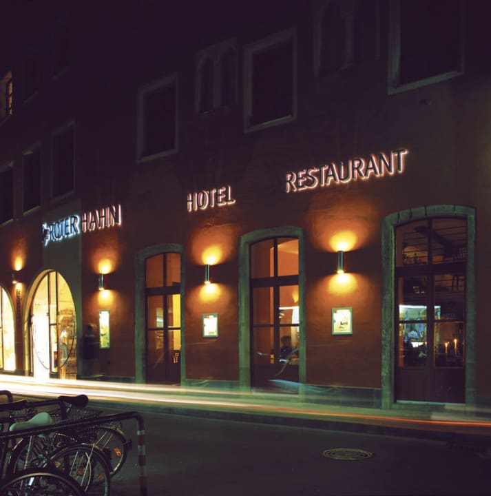 Nachts in Regensburg Hotel Roter Hahn