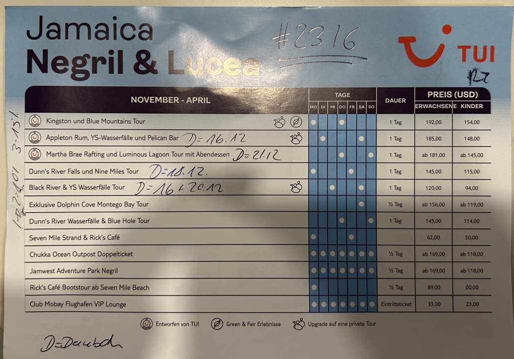 Sonstiges Hotel Riu Palace Tropical Bay