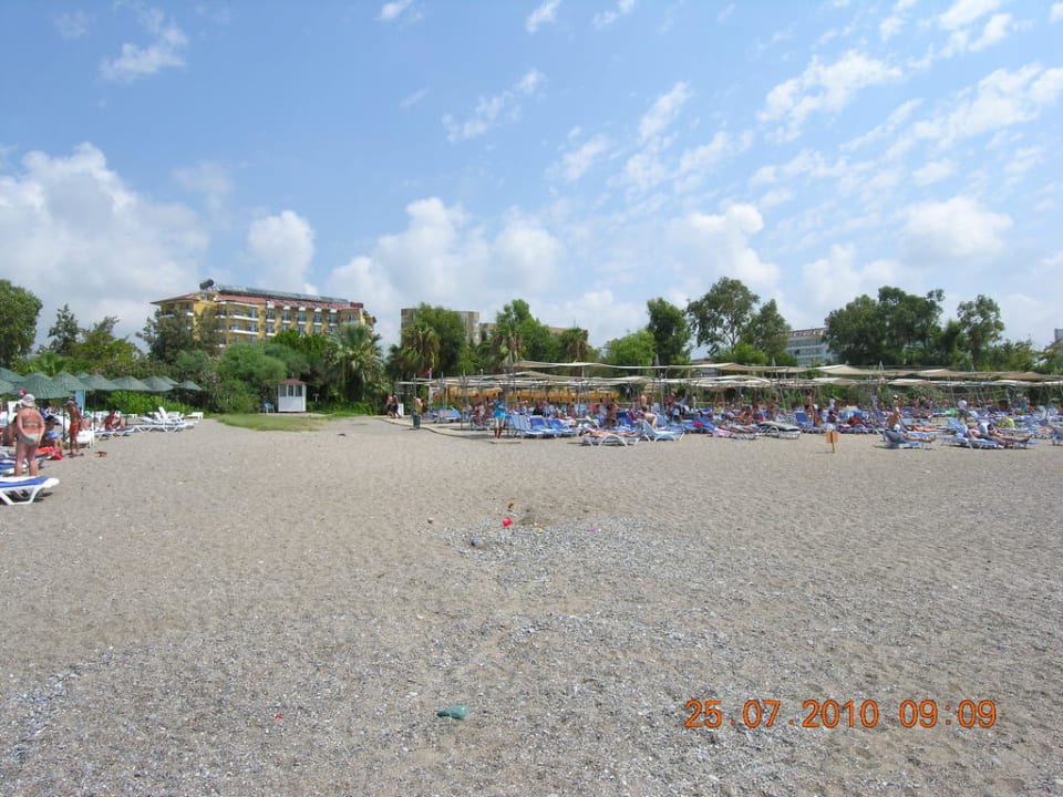 Strand könnte auch sauber gemacht werden. Mira Meridia Beach Hotel