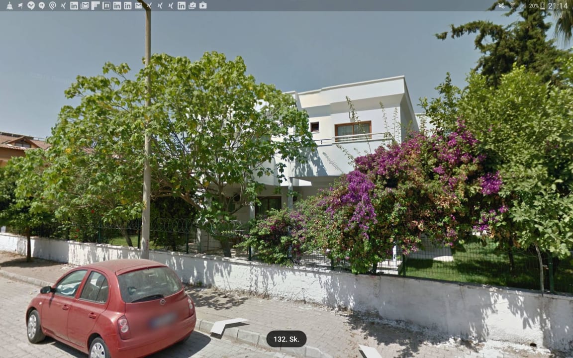 Von der ruhigen Strasse auf unser Zimmer Hotel Felice